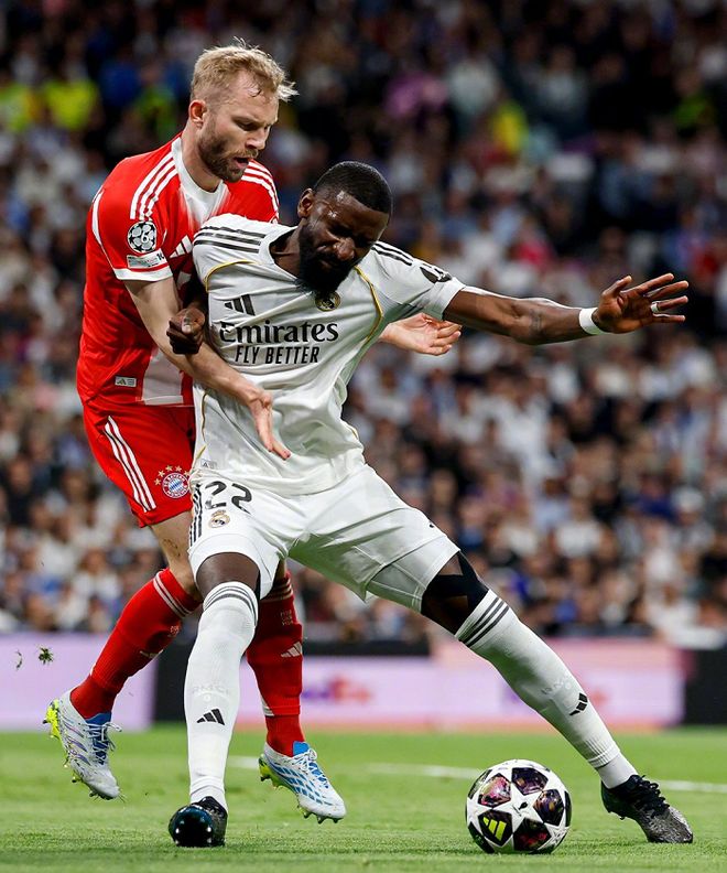 欧冠14决赛拜仁2-1皇马凯恩创三大纪录